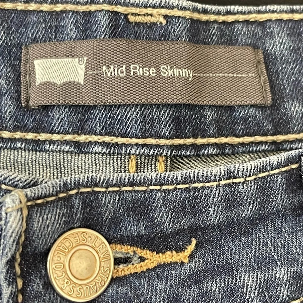 LEVI'S Mid‎ Rise Skinny Jeans - Picture 2 of 5